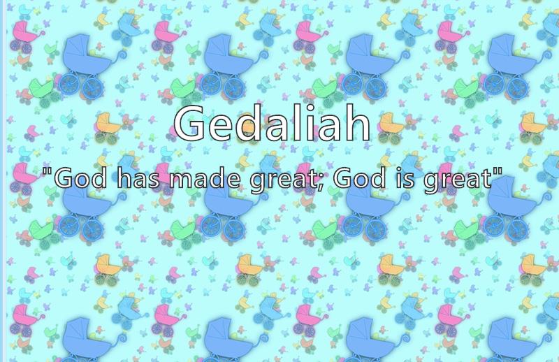 Gedaliah - Name Meaning, Popularity, Similar Names, Nicknames And  Personality For Gedaliah