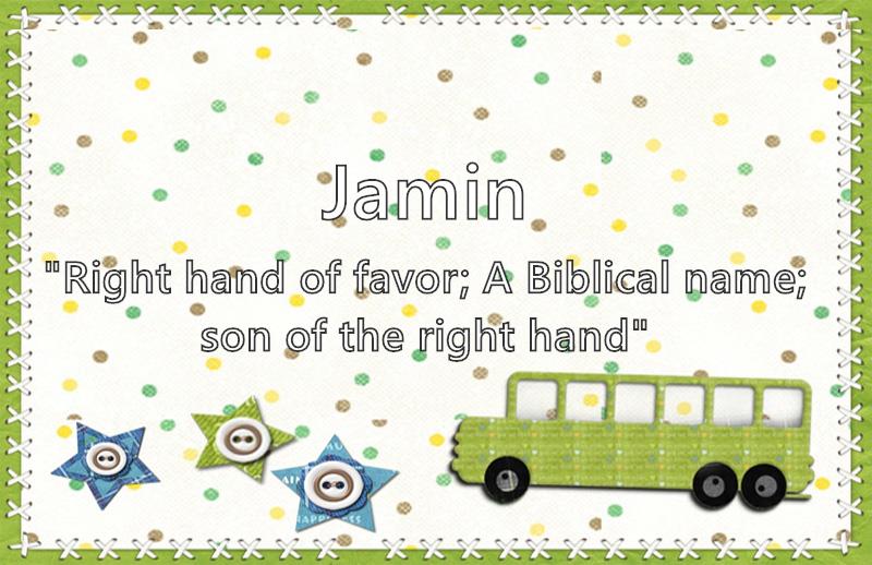 Jamin - Name Meaning, Popularity, Similar Names, Nicknames And Personality  For Jamin