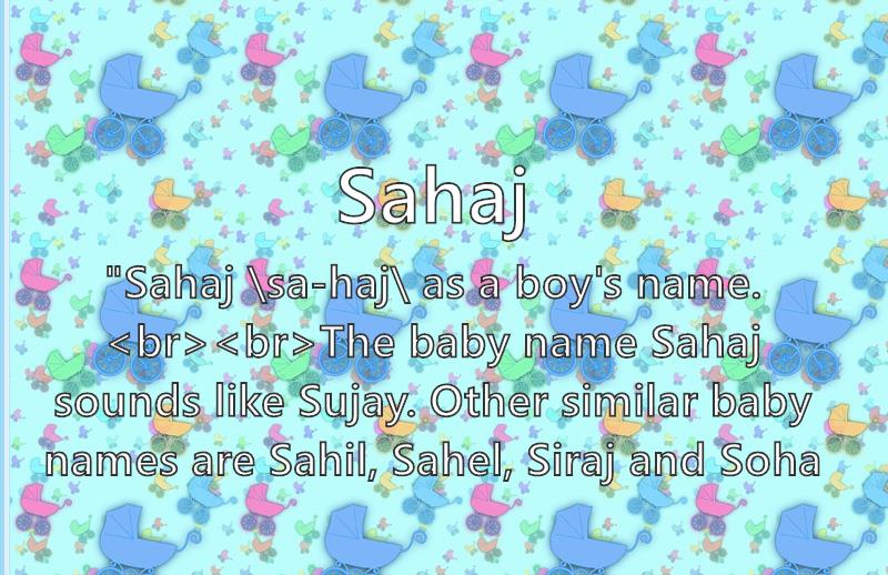 Sahaj Name Meaning Popularity Similar Names Nicknames And Personality For Sahaj names nicknames and personality for sahaj
