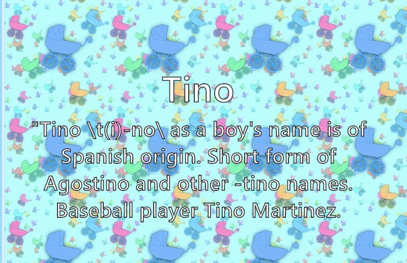 Teeno First Name Personality & Popularity