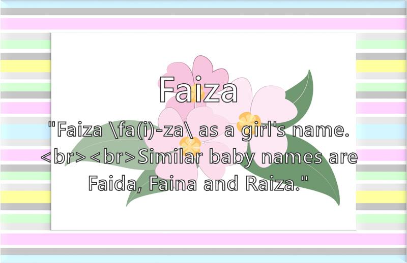 Faiza Name Pics : The Meaning Of Faiza Name Meanings : Noch keine liedtitel oder songtexte ...