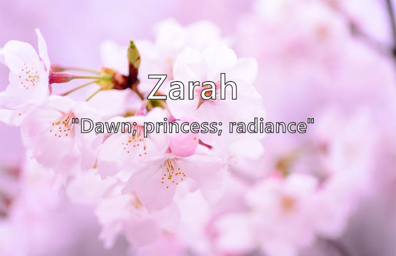 Zarah - Name Meaning, Popularity, Similar Names, Nicknames And Personality  For Zarah