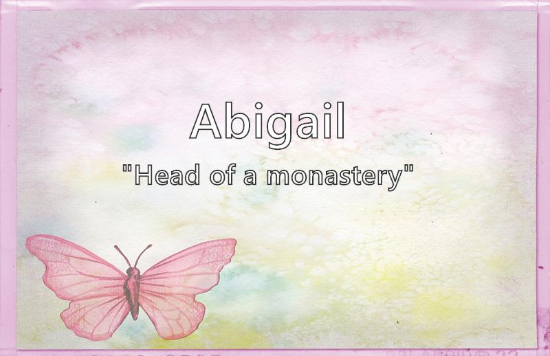 Abigail - What does the girl name Abigail mean? (Name Image)