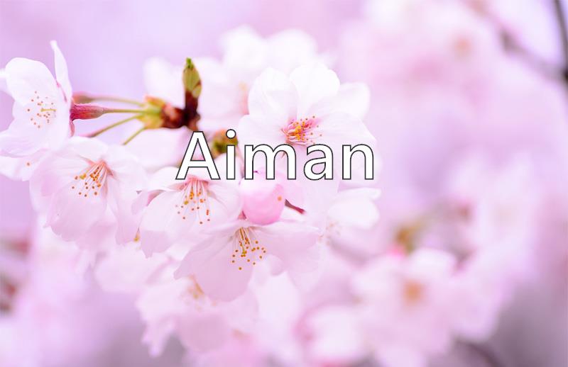 Featured image of post Cute Aiman Name Wallpapers