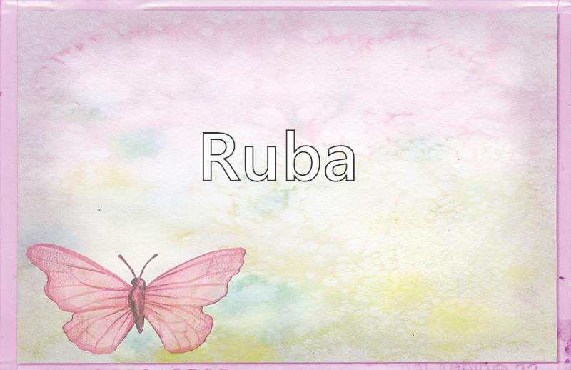 Ruba - What does the girl name Ruba mean? (Name Image)