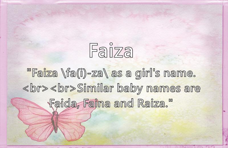 Faiza Name Pics : The Meaning Of Faiza Name Meanings : Noch keine liedtitel oder songtexte ...