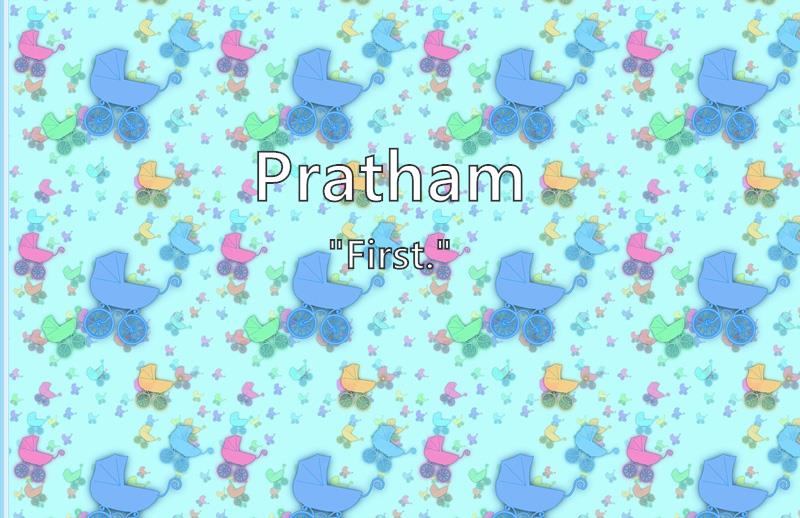 Pratham Name Meaning Popularity Similar Names Nicknames And